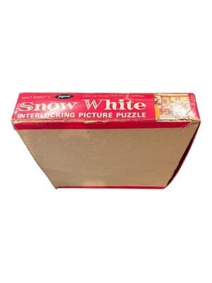 Vintage Jaymar Walt Disney Snow White & the Dwarfs Puzzle Missing 1 Piece - Thumbnail 8