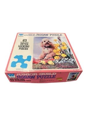 Vintage Junior Guild Jigsaw Puzzle Lot 2 Whitman 63 Extra Large Pieces - Thumbnail 4