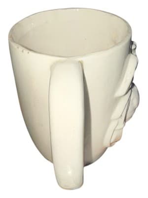 Vintage American Eagle Milk Glass Mug Patriotic Federal McCoy Style USA - Thumbnail 8