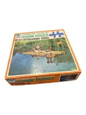 Vintage Whitman Puzzle Lot Junior Guild 63pc x2 Deluxe Guild Paris 500pc - Thumbnail 3