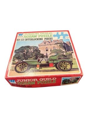 Vintage Whitman Puzzle Lot Junior Guild 63pc x2 Deluxe Guild Paris 500pc - Thumbnail 4