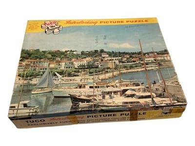 Vintage Puzzle Lot Built-Rite & TUCO Interlocking Puzzles w/ Boxes 1 Incomplete - Thumbnail 2