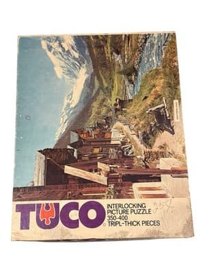 Vintage Puzzle Lot Built-Rite & TUCO Interlocking Puzzles w/ Boxes 1 Incomplete - Thumbnail 10