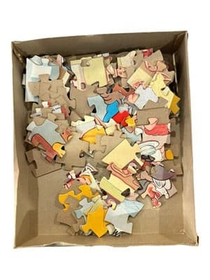 Vintage Jaymar Walt Disney Snow White & the Dwarfs Puzzle Missing 1 Piece - Thumbnail 10