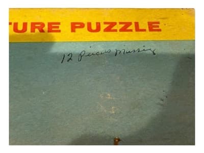 Vintage Puzzle Lot Built-Rite & TUCO Interlocking Puzzles w/ Boxes 1 Incomplete - Thumbnail 8