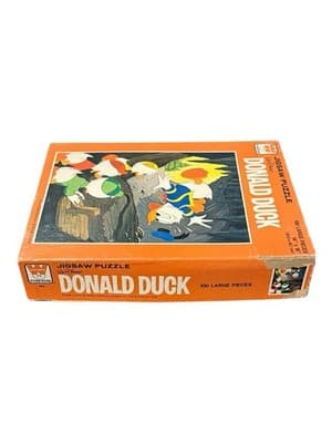 Vintage 1969 Whitman Disney Donald Duck 100 Pc Puzzle #4649 Complete in Box - Thumbnail 7
