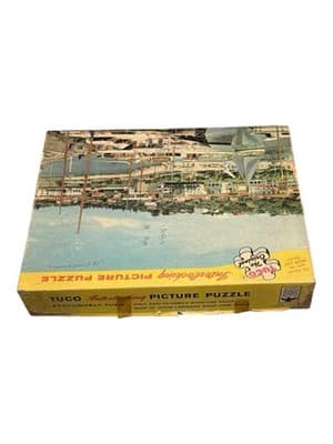 Vintage Puzzle Lot Built-Rite & TUCO Interlocking Puzzles w/ Boxes 1 Incomplete - Thumbnail 5