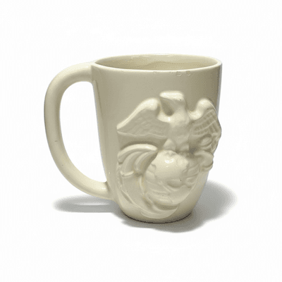Vintage American Eagle Milk Glass Mug Patriotic Federal McCoy Style USA - Image 1