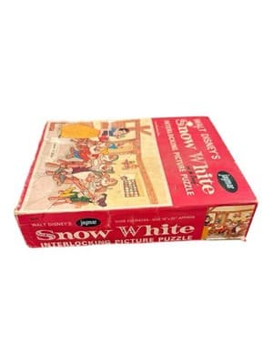 Vintage Jaymar Walt Disney Snow White & the Dwarfs Puzzle Missing 1 Piece - Thumbnail 6