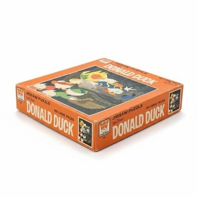 Vintage 1969 Whitman Disney Donald Duck 100 Pc Puzzle #4649 Complete in Box - Thumbnail 9