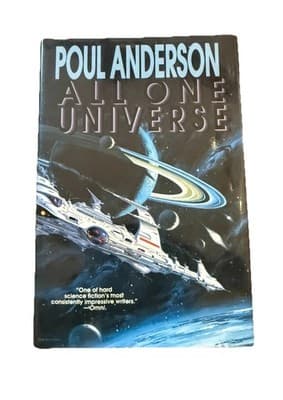 VTG All One Universe Poul Anderson 1stEdition Hardcover Science Fiction Book TOR - Image 1