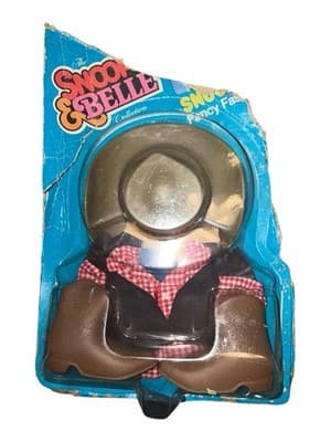 Knickerbocker Snoopy & Belle Western Outfit + Playmobil Snake River Lot - Thumbnail 2