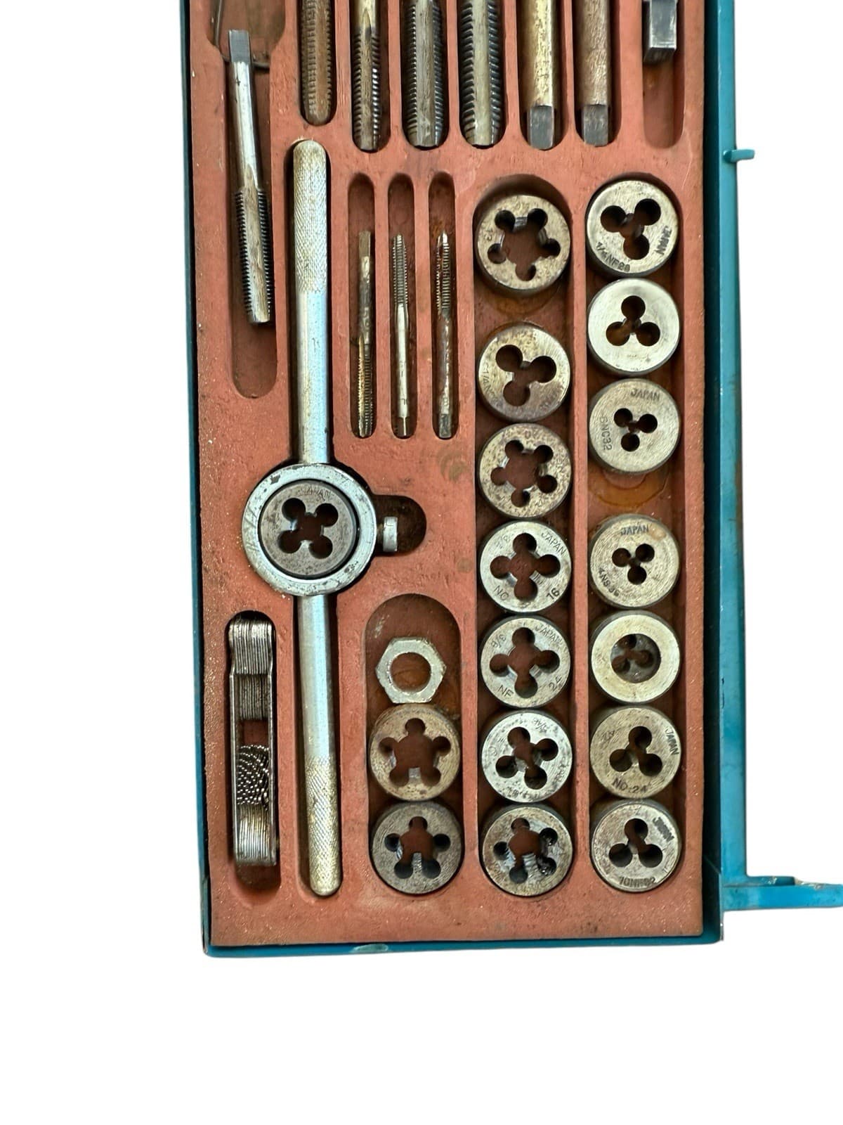 Vintage Hanson Tools 40 Pc. Tap & Die Set Incomplete 100 - Thumbnail 4