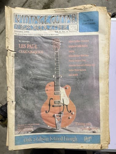 Vintage Guitar Magazine 1994 Complete Collection Issues January-December - Image 1
