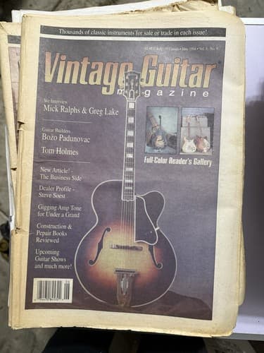 Vintage Guitar Magazine 1994 Complete Collection Issues January-December - Thumbnail 6