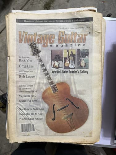Vintage Guitar Magazine 1994 Complete Collection Issues January-December - Thumbnail 5