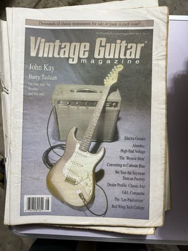Vintage Guitar Magazine 1994 Complete Collection Issues January-December - Thumbnail 8