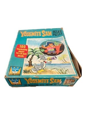 Vintage 1972 Yosemite Sam Jigsaw Puzzle Whitman 100 Pieces Bugs Bunny - Thumbnail 3