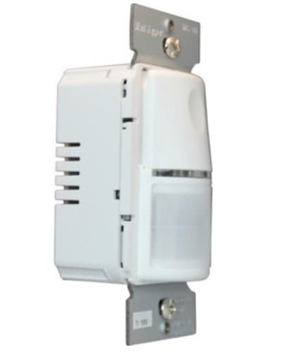 PIR Wall Switch Occupancy Sensor, 120/277V, Lt. Almond WS-301-LA - Thumbnail 2