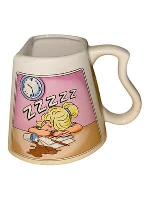 Vintage Applause Two Minute Break Coffee Mug Office Humor Sleeping Desk - Thumbnail 2