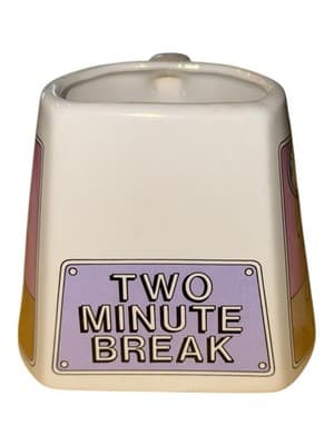 Vintage Applause Two Minute Break Coffee Mug Office Humor Sleeping Desk - Thumbnail 3