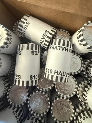 BU Unopened 2023 P Half Dollar Coin Roll Unique Sealed Error Style Roll - Thumbnail 7