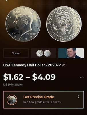BU Unopened 2023 P Half Dollar Coin Roll Unique Sealed Error Style Roll - Thumbnail 8