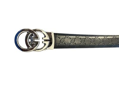 GG Supreme Interlocking G Belt- Black - Image 1