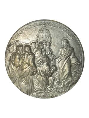 1958 Pope John XXIII Vatican Commemorative Medal Enrico Manfrini - Image 1