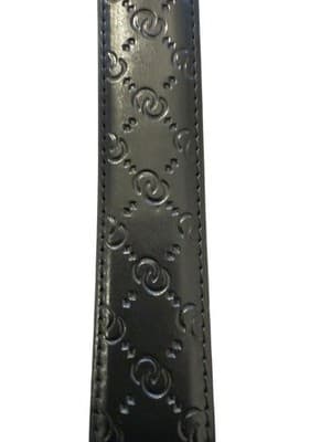 GG Supreme Interlocking G Belt- Black - Thumbnail 2