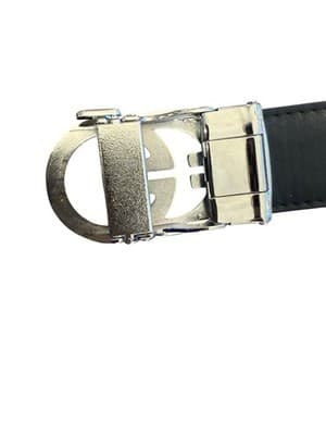 GG Supreme Interlocking G Belt- Black - Thumbnail 5