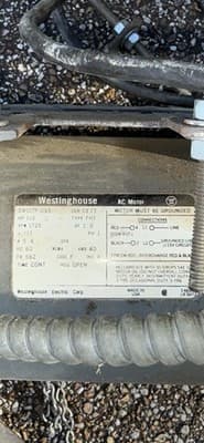 Westinghouse Industrial Sewing Machine Clutch Motor 115V 1725RPM w Switch - Thumbnail 2