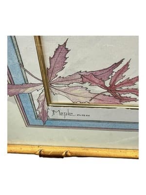 Graham Illingworth Japanese Maple Bonsai Art Framed 28” x 23.5” - Thumbnail 7