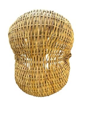 Vintage Large Buttocks Split Well Basket 22” Rustic Farm Market Handle - Thumbnail 7