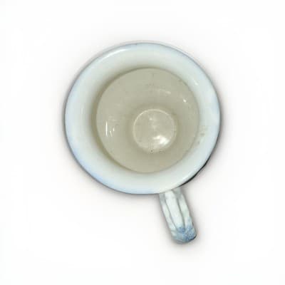 VTG Antique Johnson Brothers England VIENNA BLUE Transferware Creamer Cup Mug - Thumbnail 5