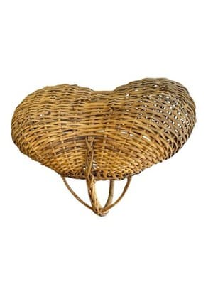 Vintage Large Buttocks Split Well Basket 22” Rustic Farm Market Handle - Thumbnail 6
