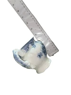 VTG Antique Johnson Brothers England VIENNA BLUE Transferware Creamer Cup Mug - Thumbnail 7