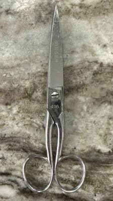 Vintage Singer 416 Sewing Shears Dressmaker Fabric Scissors - Thumbnail 2