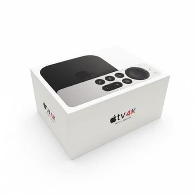 Sealed Box Apple TV 4K 3rd Gen. 128GB Media Streamer - Black, Wi-Fi + Ethernet - Image 1