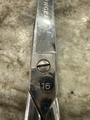 Vintage Singer 416 Sewing Shears Dressmaker Fabric Scissors - Thumbnail 4