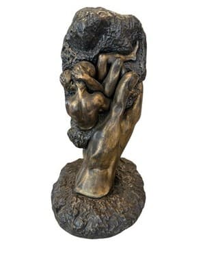 Hand of God by Auguste Rodin Sculpture Bronze - Image 1