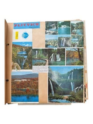 1970’s Eastern Europe & Scandinavia Travel Scrapbook Postcards Stamps Wine Label - Thumbnail 4