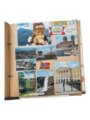 1970’s Eastern Europe & Scandinavia Travel Scrapbook Postcards Stamps Wine Label - Thumbnail 18