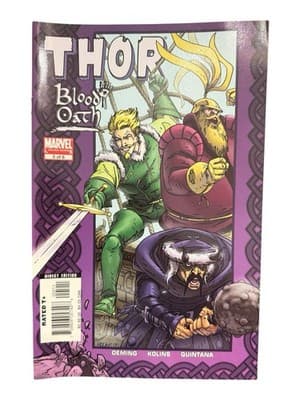 Marvel Comic Lot Wolverine 36 Thor Blood Oath 1 Black Panther 10 NM - Thumbnail 2