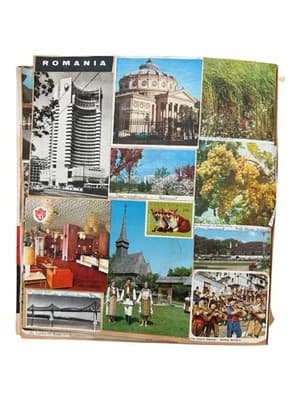 1970’s Eastern Europe & Scandinavia Travel Scrapbook Postcards Stamps Wine Label - Thumbnail 11