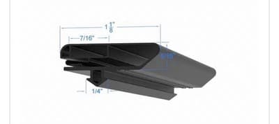 New ANT02-14799-0003 Gasket Door Rubber Seal Weatherstrip - Image 1