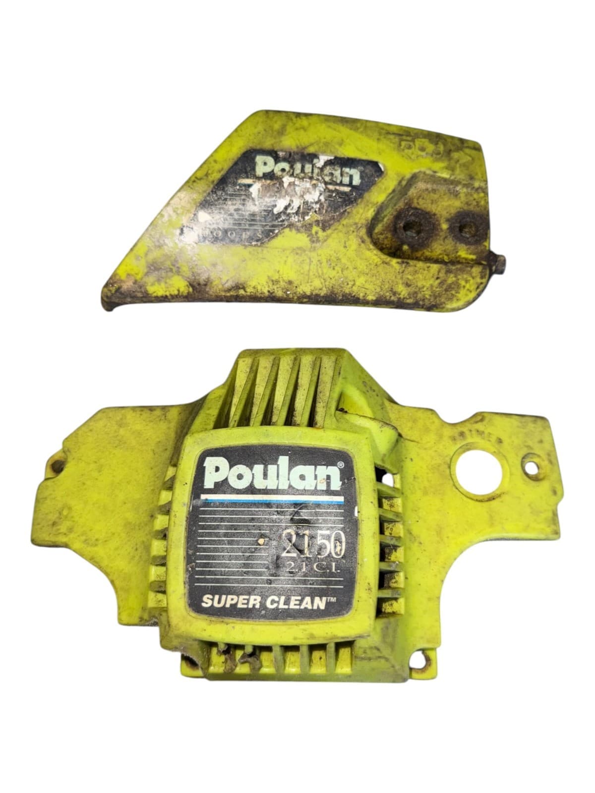 Vintage Poulan 2150 Woodsman 2.1 C.I Chainsaw Pull Starter & Clutch Cover Assemb - Image 1