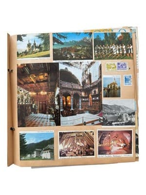 1970’s Eastern Europe & Scandinavia Travel Scrapbook Postcards Stamps Wine Label - Thumbnail 16
