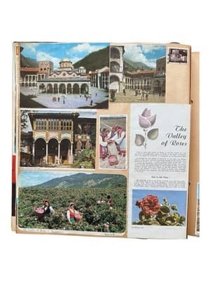 1970’s Eastern Europe & Scandinavia Travel Scrapbook Postcards Stamps Wine Label - Thumbnail 13