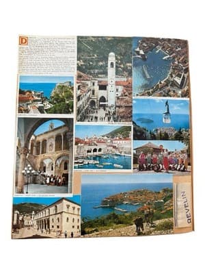 1970’s Eastern Europe & Scandinavia Travel Scrapbook Postcards Stamps Wine Label - Thumbnail 5